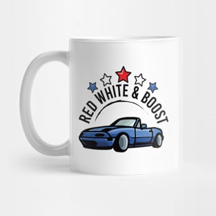 red white and boost miata Mug